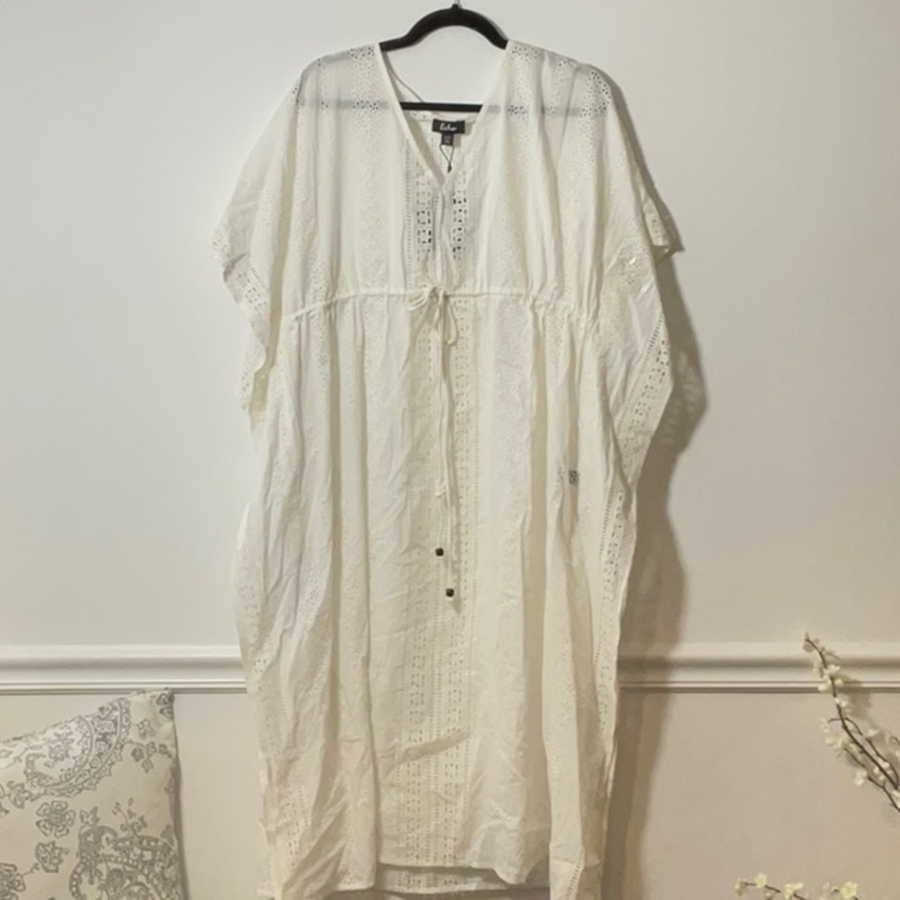 Echo White Eyelet Dress